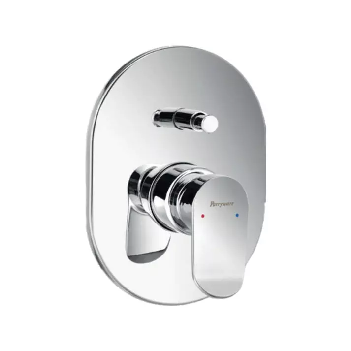 Parryware Ultra High Flow Upper Trim Alpha Series Silver Stainless Steel Chrome Finish, G272KA1