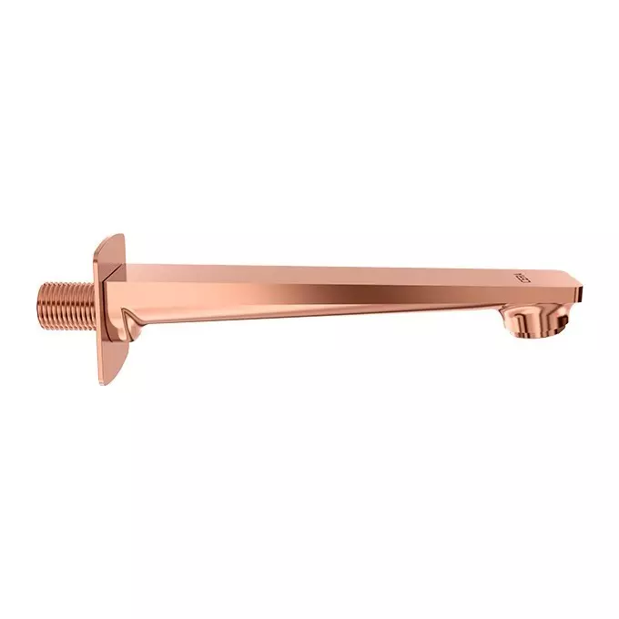 CERA Sylvina Bath Tub Spout Quarter Turn Wall Mount PVD Finish Rose Gold with Wall Flange, F1021661RG