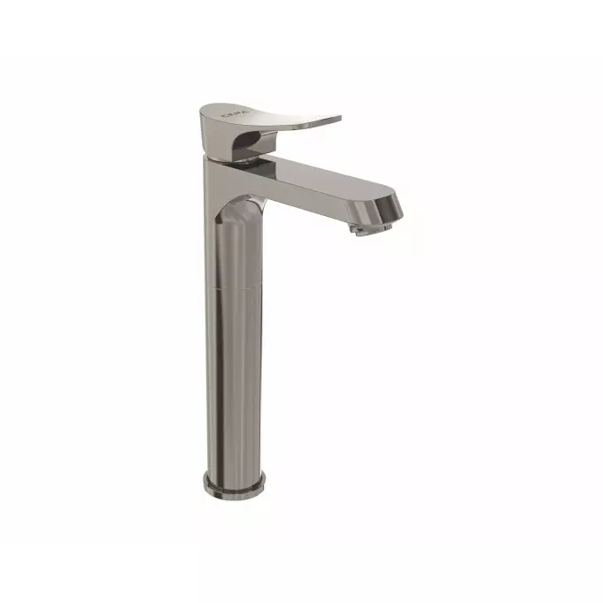 CERA PERLA Basin Mixer Single Lever Deck Mount PVD Finish Graphite Grey, F1012453GG