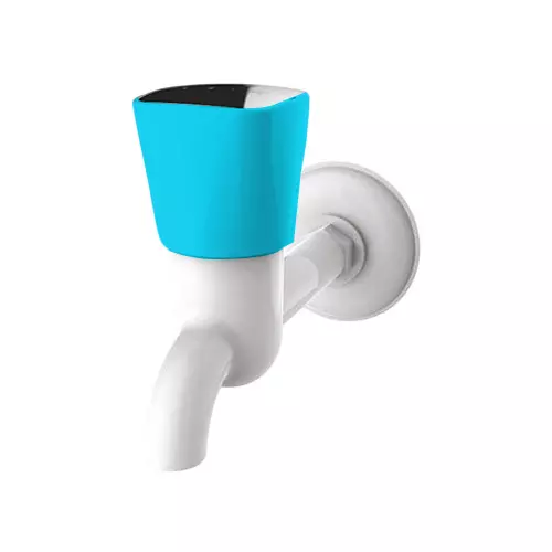 SUPREME Crown Series Bib Tap Full Turn Plastic 15 mm, Blue