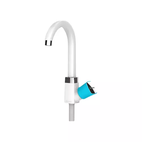 SUPREME Crown Series Swan Neck Sink Tap Square, Blue