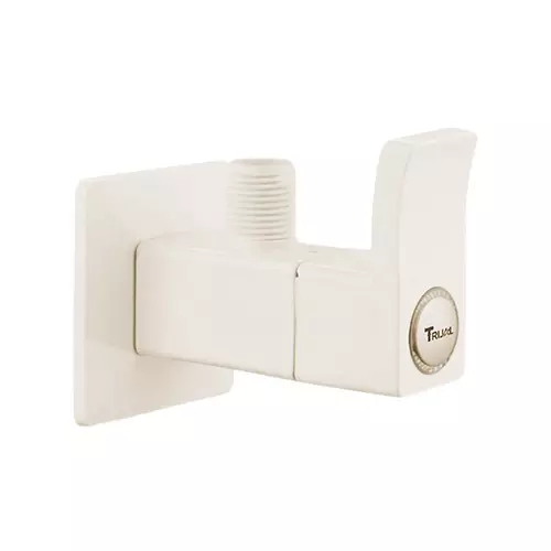 TRIJAL Spark Angle Cock With Flange Ivory 15 mm Thread & 20 mm Spindle, SPK-102 (Pack of 24)