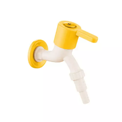 TRIJAL Dolphin Plus Bib Cock Nozzle with Flange 15 mm Thread, DPP-104