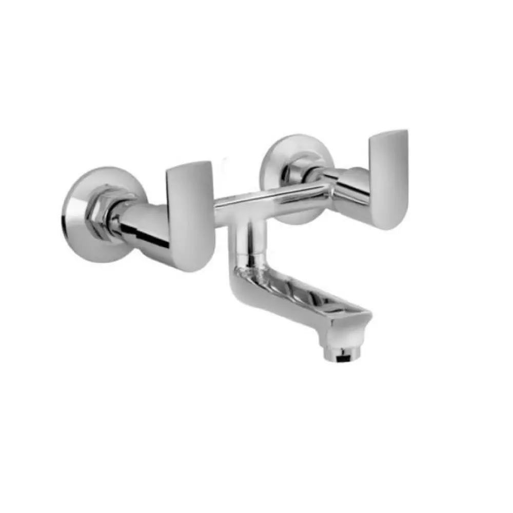 Somany Wall Mixer Non Telephonic Signature Collection Rime Series Chrome Finish Wall Mount, 272200710041