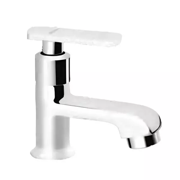 Somany Pillar Cock Signature Collection Elara Series Chrome Finish Metal Body Deck Mount, 272211240011