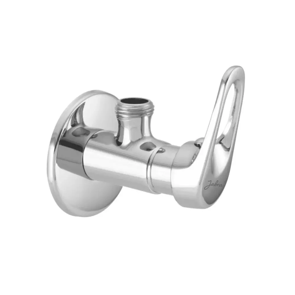 Jabra Angle Cock (M) Dezo Series Brass Chrome Finish Wall Mount Silver
