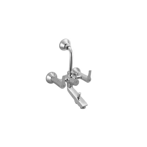 CASLLA Wall Mixer 3 In 1 Cooper Series Brass Chrome Finish Silver, CPR-CHR-822315
