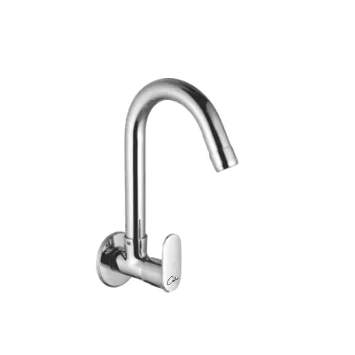 CASLLA Sink Cock with Swinging Spout Candy Series Brass Chrome Finish Silver, CNY-CHR-712322