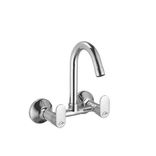 CASLLA Sink Mixer with Swinging Spout Candy Series Brass Chrome Finish Silver, CNY-CHR-712323
