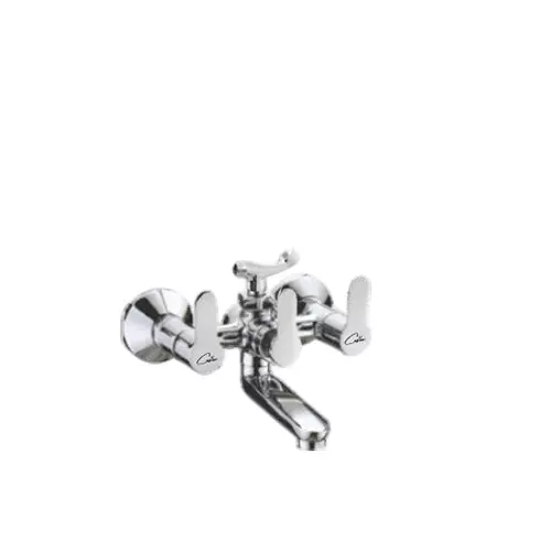 CASLLA Wall Mixer with Provision for Telephonic Shower Clarx Series Brass Chrome Finish Silver, CLX-CHR-722313