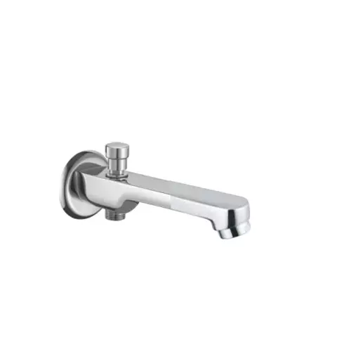 CASLLA Bath Tub Spout with Tipton Button Conza Series Brass Chrome Finish Silver, CNA-CHR-732308
