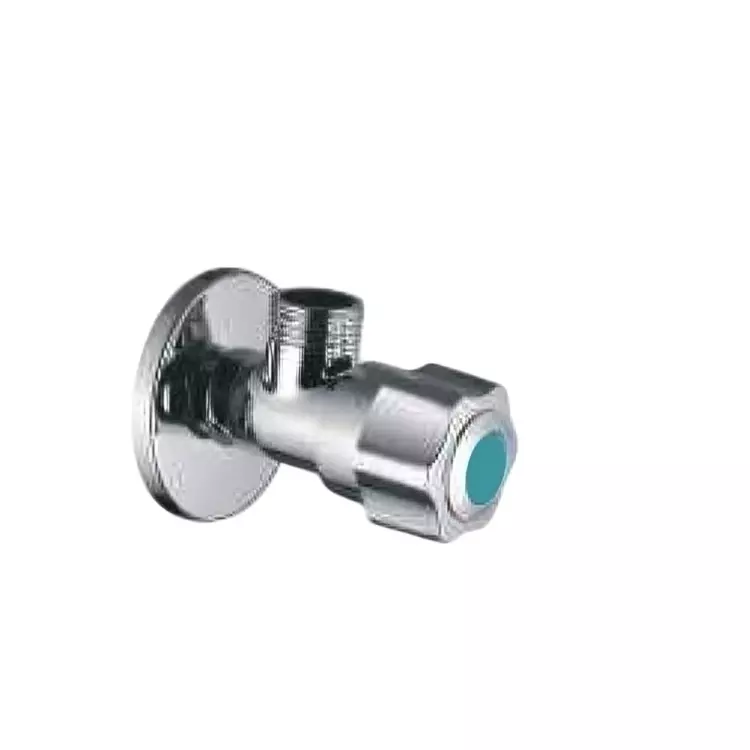 CASLLA Project Angle Valve Brass Chrome Finish Silver Round, PAV-CHR-106