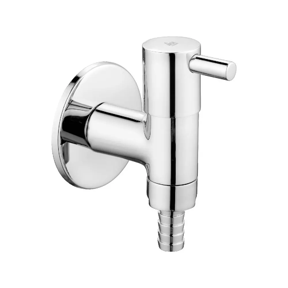 AR5H Multi Nozzle Bib Tap Brass for Washing Machine with Wall Flange Chrome Finish, ‎STIC_0016