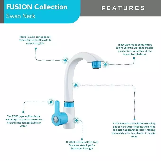 generic-swan-neck-ptmt-tap-fusion-series-deck-mount-polished-finish-white-blue