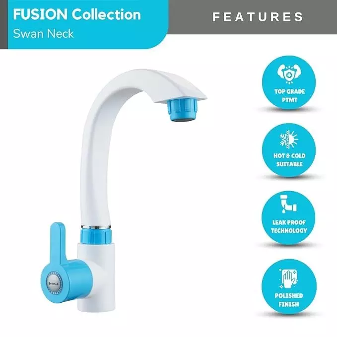 generic-swan-neck-ptmt-tap-fusion-series-deck-mount-polished-finish-white-blue