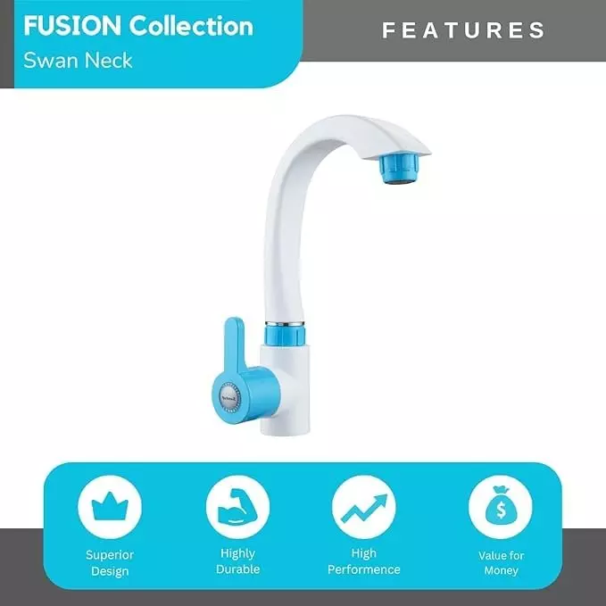 generic-swan-neck-ptmt-tap-fusion-series-deck-mount-polished-finish-white-blue