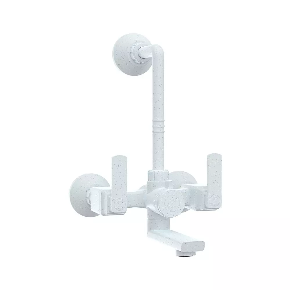 RN Wall Mixer Tap With L Bend PTMT Marble 1/2 Inch (15 mm) Size for Kitchen & Bathroom Use, RNABP18B19