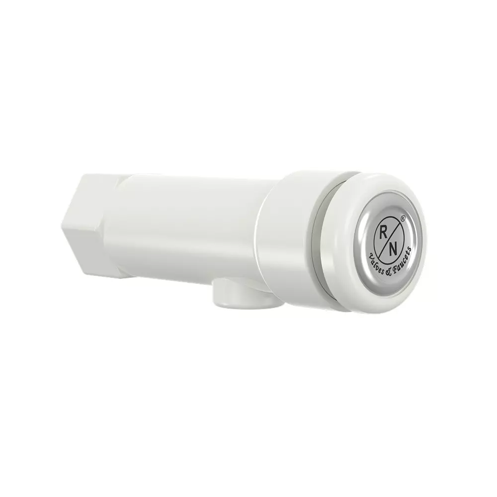 RN Saffron Push Tap White PTMT for Bathroom & Toilets, RNSAPC01A3