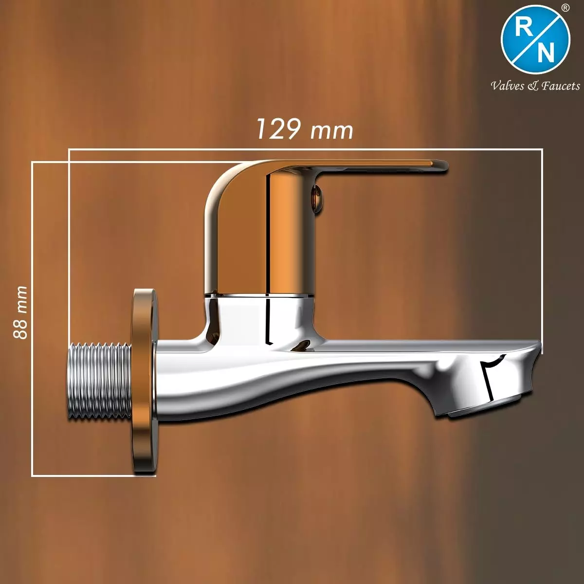 rn-solitaire-pro-rose-gold-chrome-dual-long-nose-bib-tap-with-flange-rose-gold-chrome-12-inch-15-mm-size-rnsop25g02