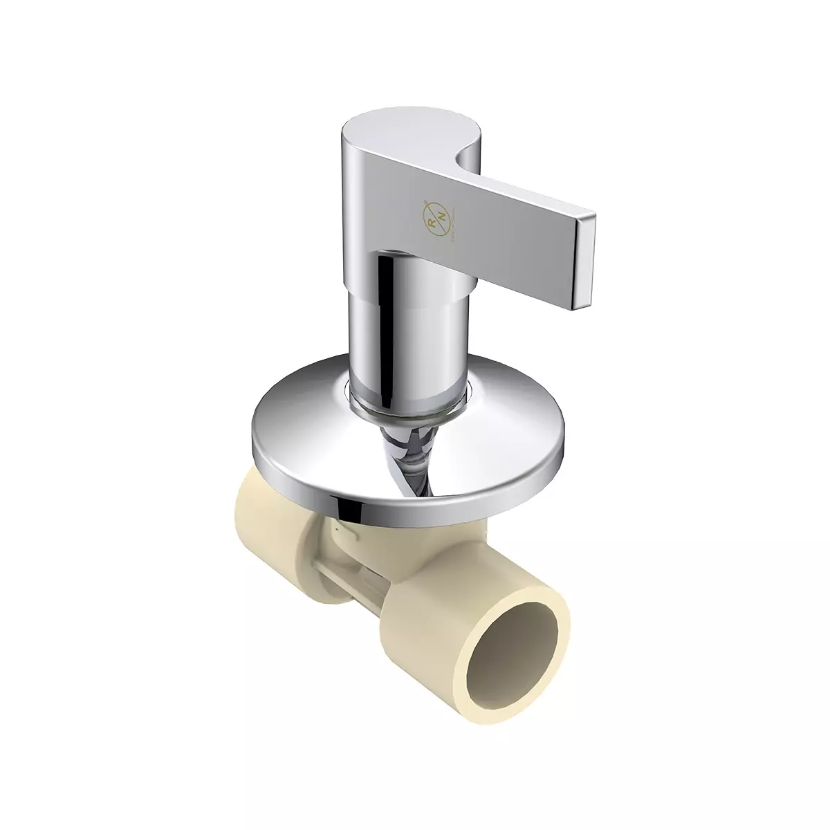 RN Silk Collection Concealed Stop Tap Chrome Plated 3/4 Inch (20 mm) Size CPVC,RNSIL24G05
