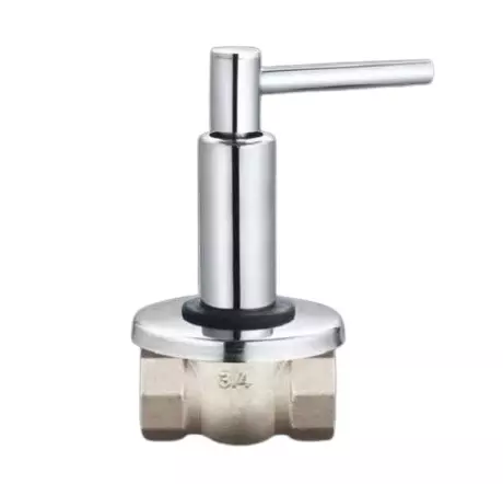 RN Project Collection Concealed Control Valve Brass & Steel for 25 mm Pipelines Use, RNCCV24G25