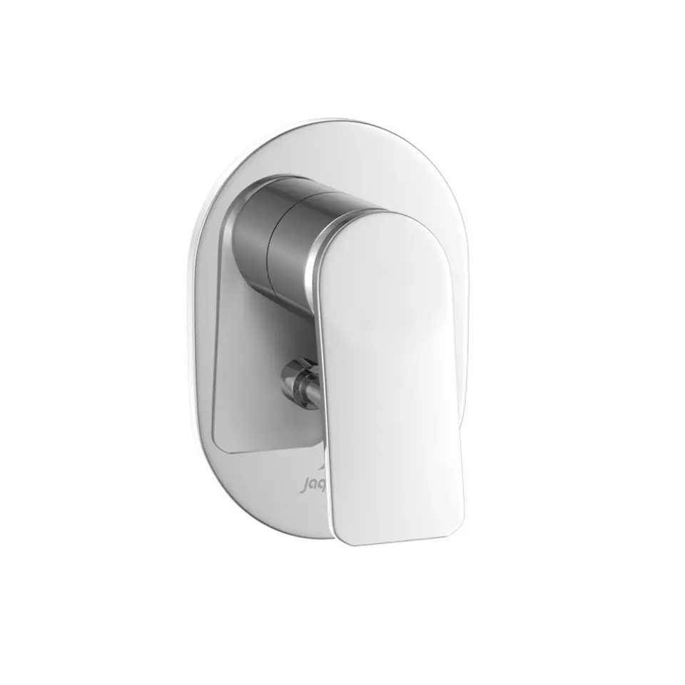 Jaquar Laguna Single Lever 3-Way Diverter Exposed Parts Kit with Button Assembly Sleeve Silver Stainless Steel for Home Use, LAG-CHR-91193NK