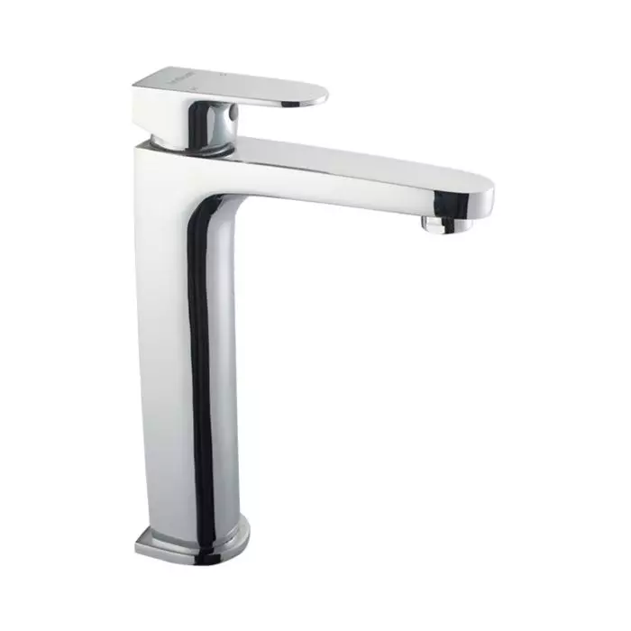 Hindware Elegance Basin Mixer Tap Brass Chrome Finish Silver, F340012