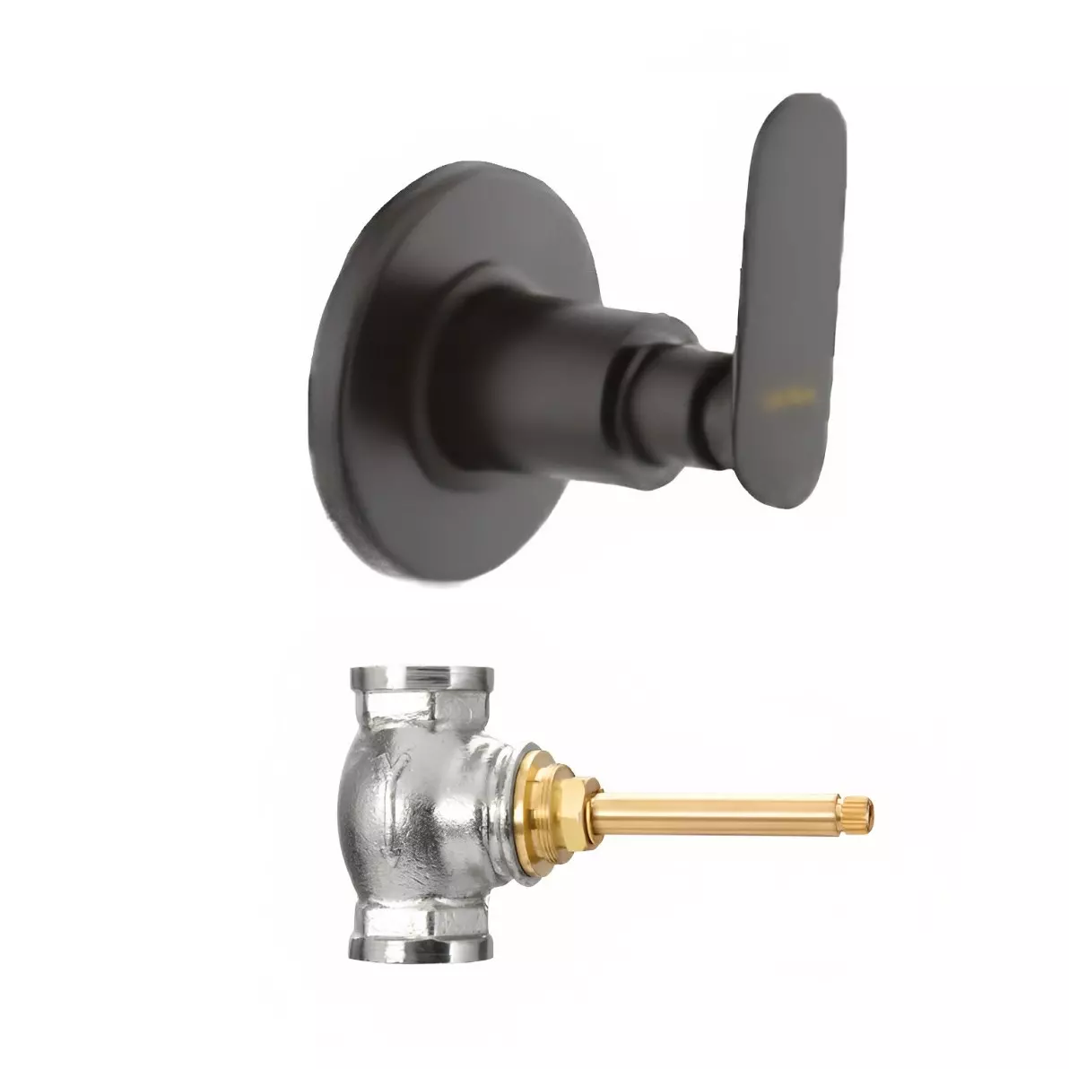 CERA Brooklyn Stop Cock for 20 mm Pipe Line with Inner Head, F1018351BM + F4050502 (Set of 2 Pcs)