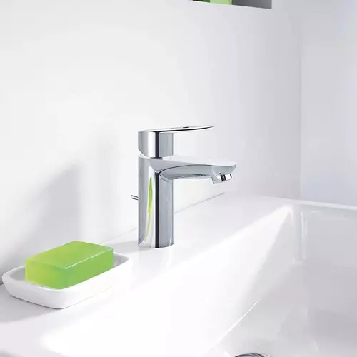 Grohe Bauloop Basin Mixer Tap Brass Chrome Finish Silver, 32814001