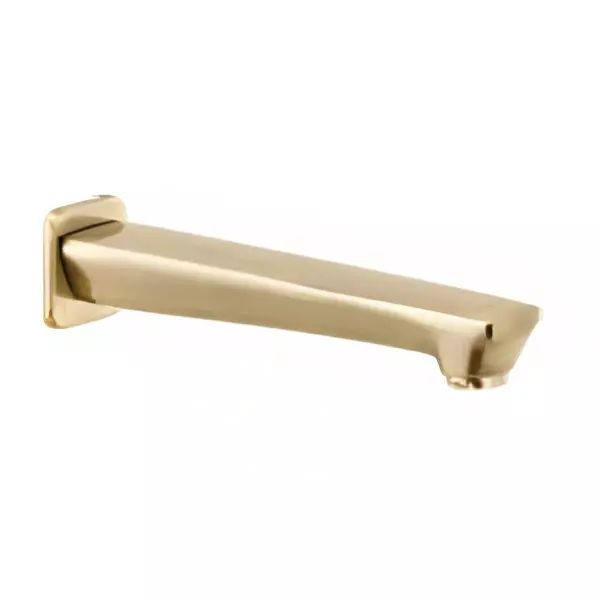 CERA Ruby Single Lever Wall Mount Bath Tub Spout with Wall Flange Antique Brass, F1005661BA