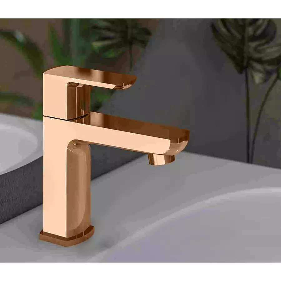 Aquieen Zura Pillar Cock Brass Polished Finish Rose Gold, AQN 135