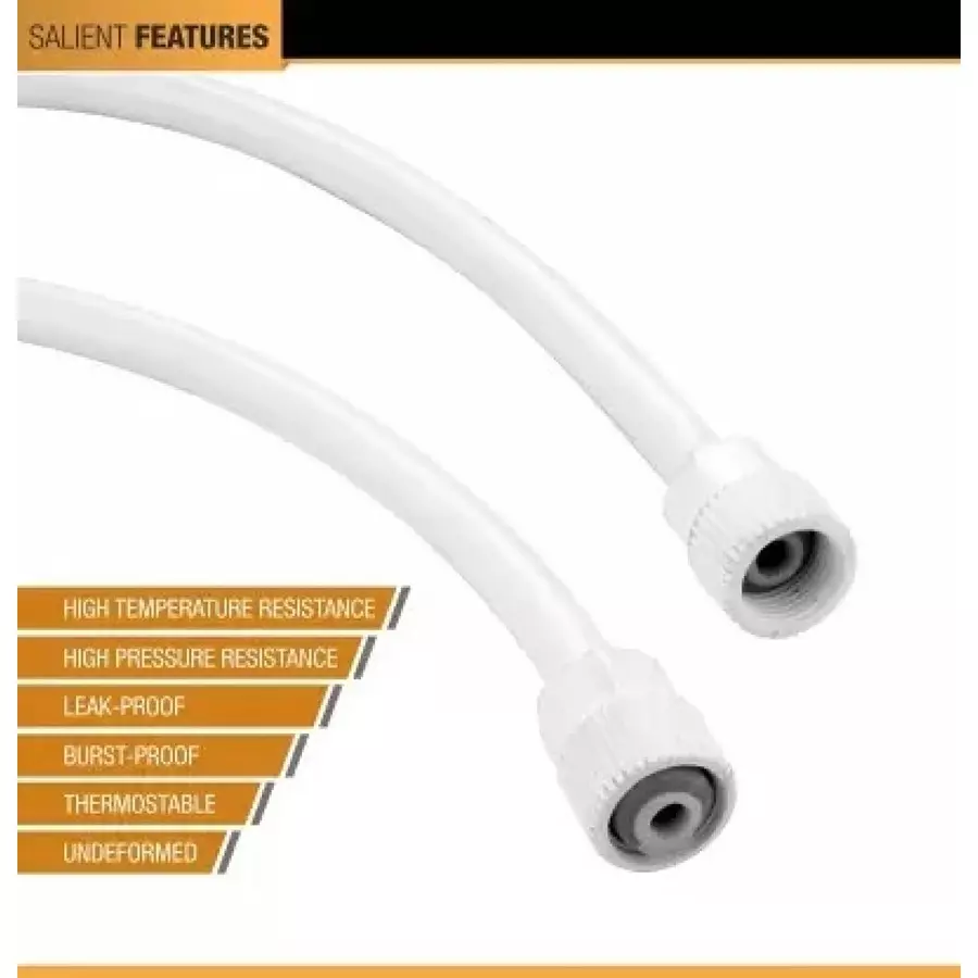 Fastgear Bathroom Faucet Set ABS Chrome Finish White, FG2783