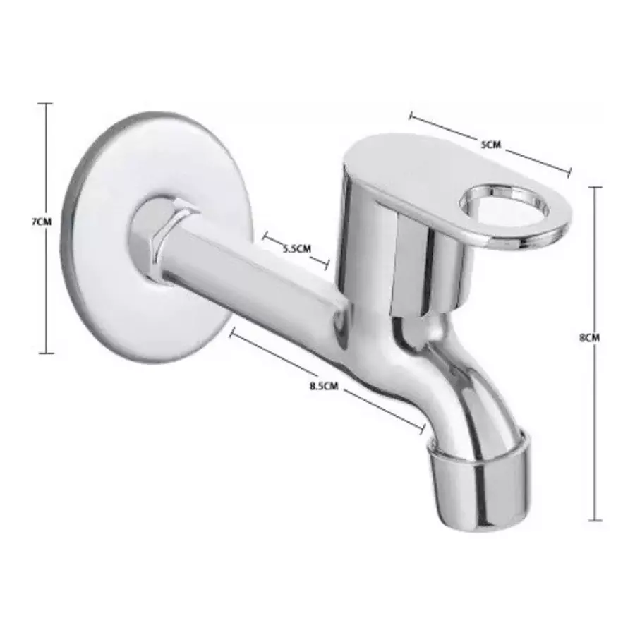 fastgear-prime-long-body-tap-stainless-steel-chrome-finish-silver-fg927-pack-of-6