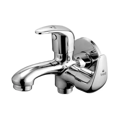 Sparsh Pearl 2 Way Bib Cock Single Handle Two Water Outlet Function Flora Series Body Size 15 mm, FLR-2604