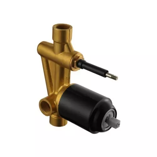Hindware Hi-Flow Divertor Black Chrome Finish Brass, F850091GRT