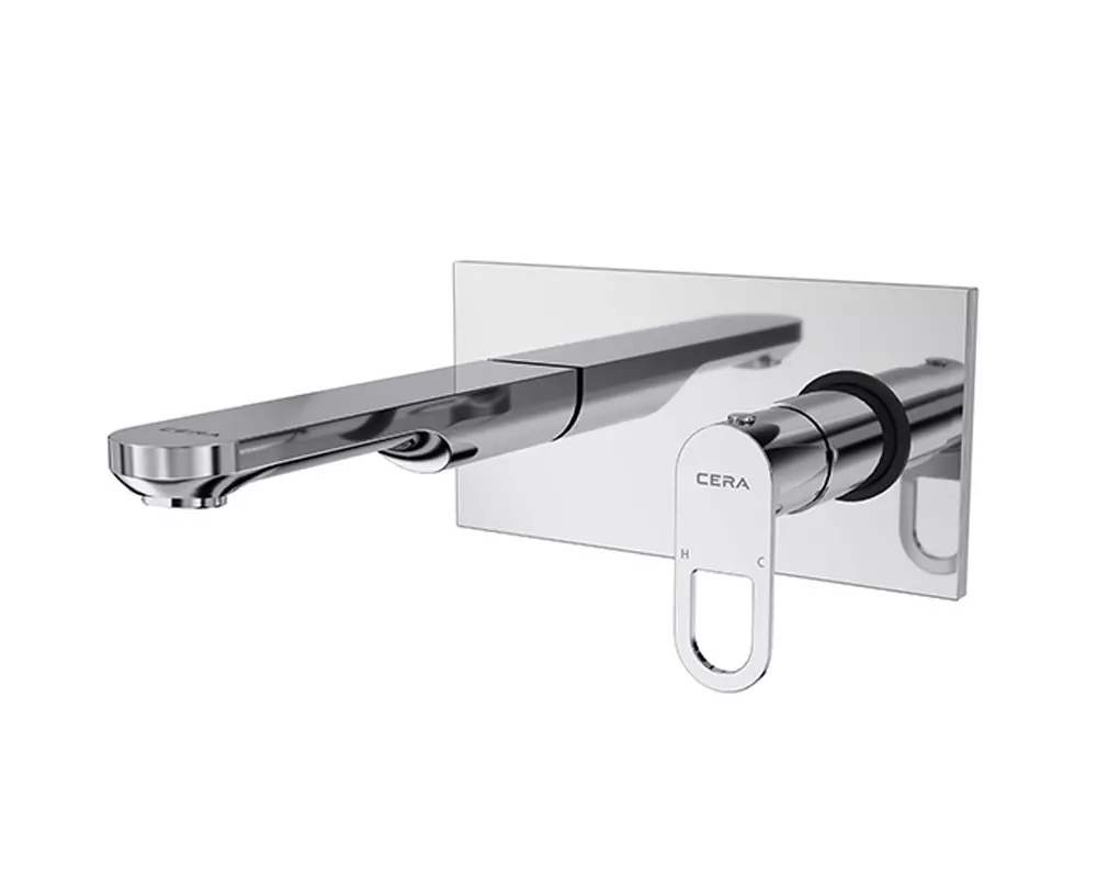Cera Elante Wall Mounted Basin Spout Exposed Part (F1022653) And Concealed Part (F4055101) Set