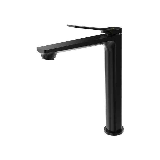 CERA Sylvina Basin Mixer Single Lever Deck Mount PVD Finish Black Matte, F1021452BM