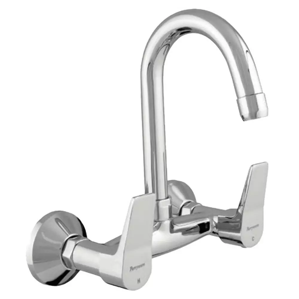 Parryware Sink Mixer (2 Knobs) Aqua Silver Chrome Finish, G5735A1GJ