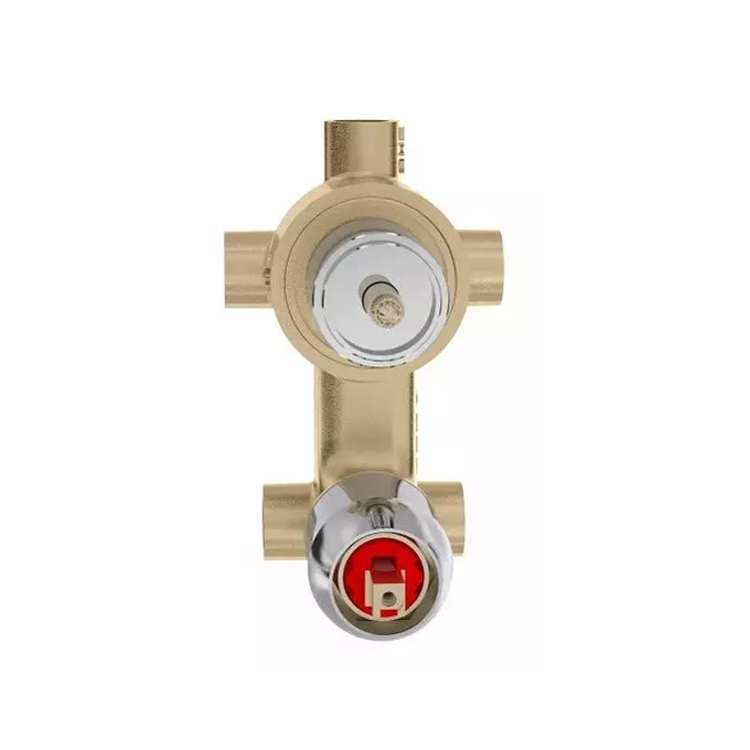 CERA CHROMO Concealed Part Single Lever Wall Mount Silver, F4070202
