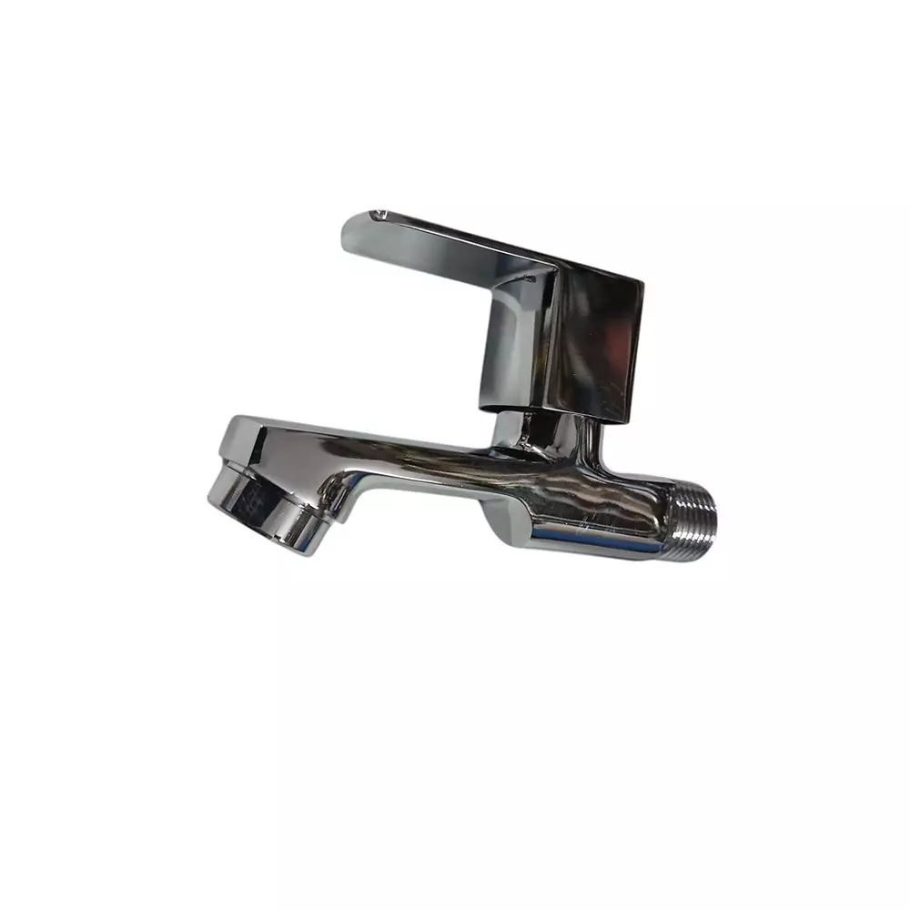 INDIA DREAMS Bib Cock Brass Wall Mount Silver, ID_SS_092