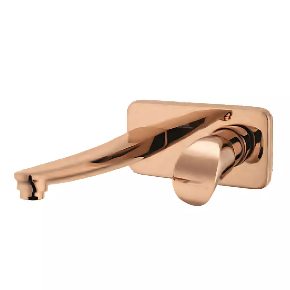 Somany Exposed Part of Concealed Basin Mixer & Handle For SLBM WM French Collection Liana Series Rose Gold, 272111390101 + 272151390421