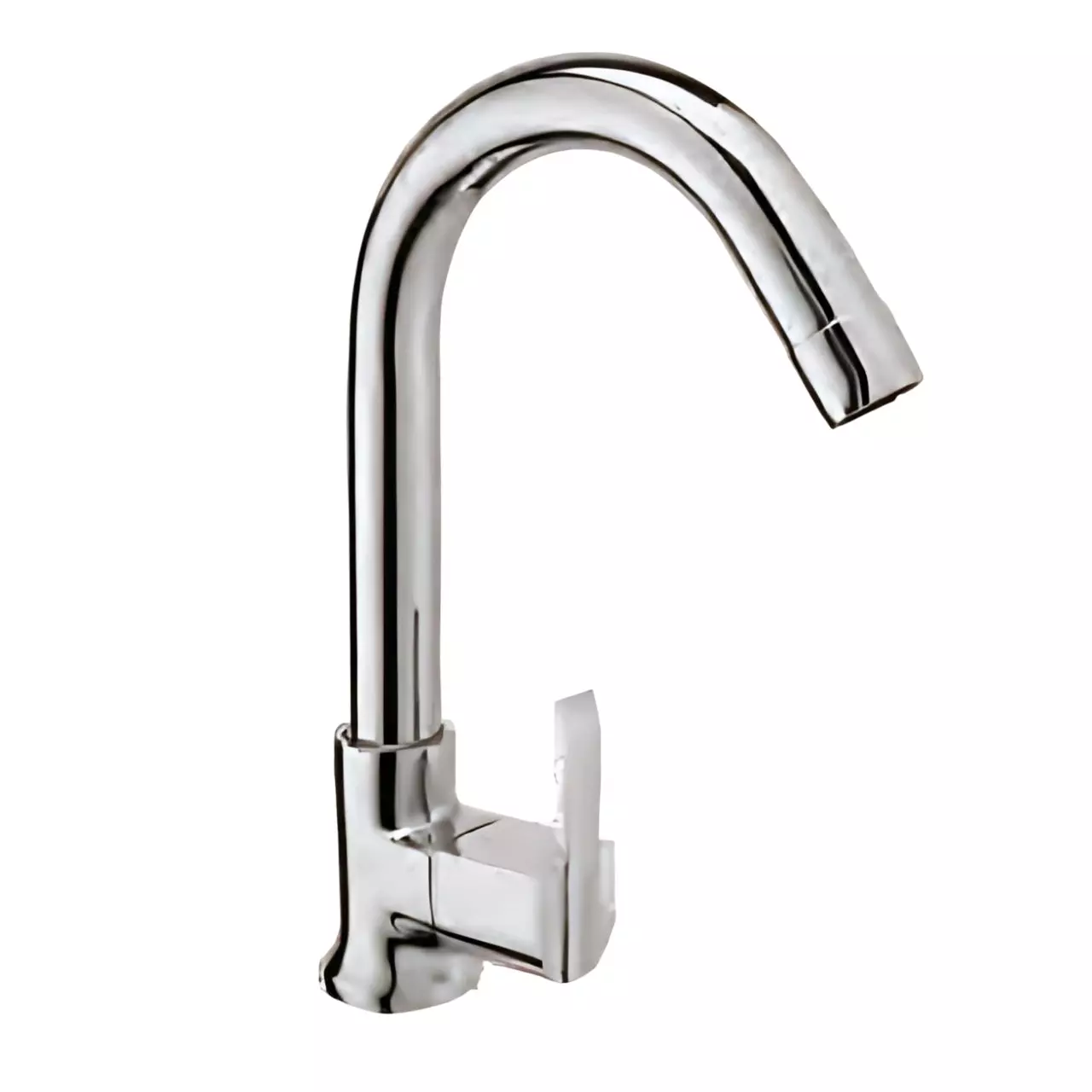 Somany Swan Neck with Swinging Spout Signature Collection Prince Series Chrome Finish Metal Body, 272211500131