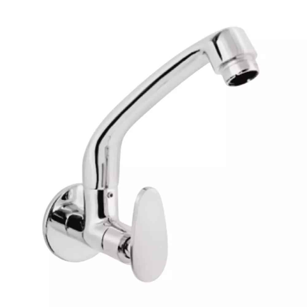 Somany Sink Tap with Swinging Spout Signature Collection Spanda Series Chrome Finish Metal Body, 272210440131