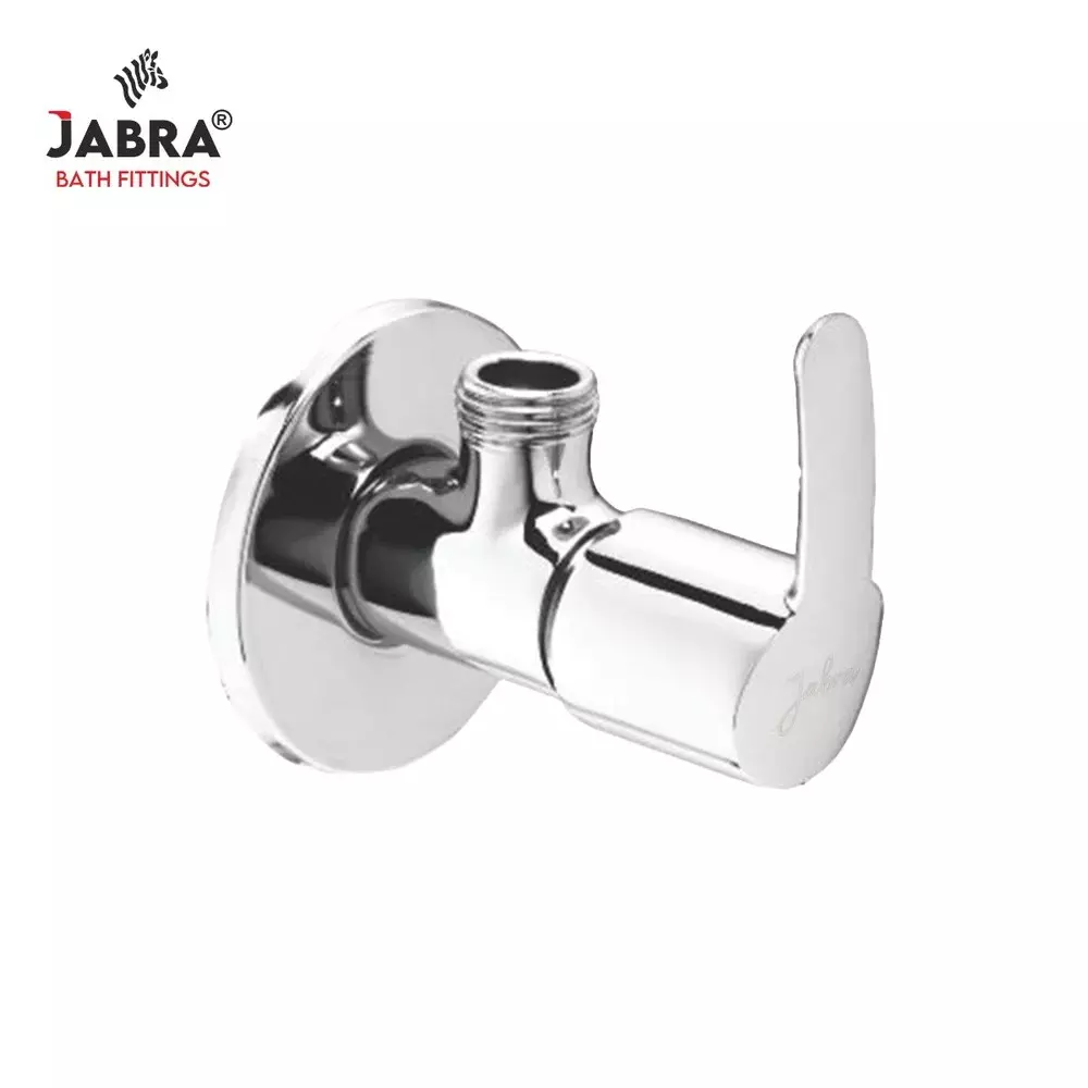 Jabra Angle Cock (M) Aqua Series Brass Chrome Finish Wall Mount Silver