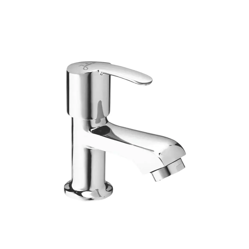 Jabra Pillar Cock Aqua Series Brass Chrome Finish Deck Mount Silver