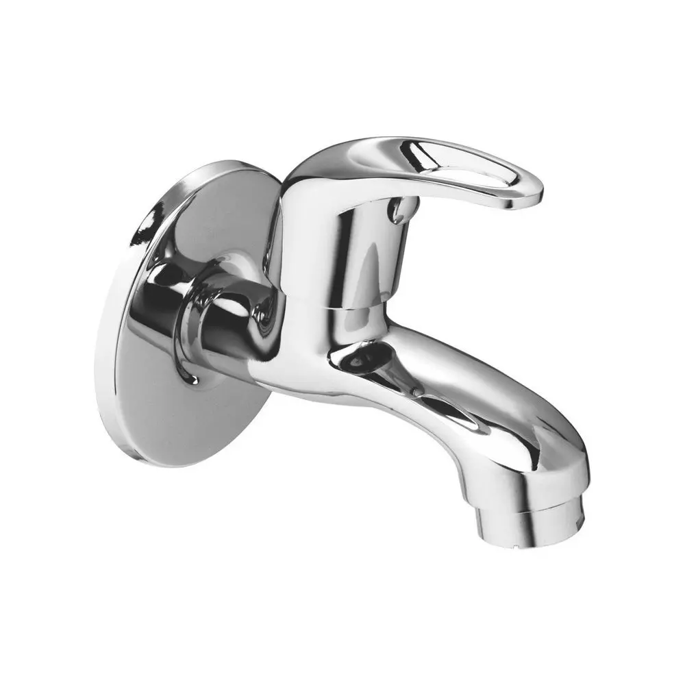 Jabra Bib Cock Cosmo Series Brass Chrome Finish Wall Mount Silver