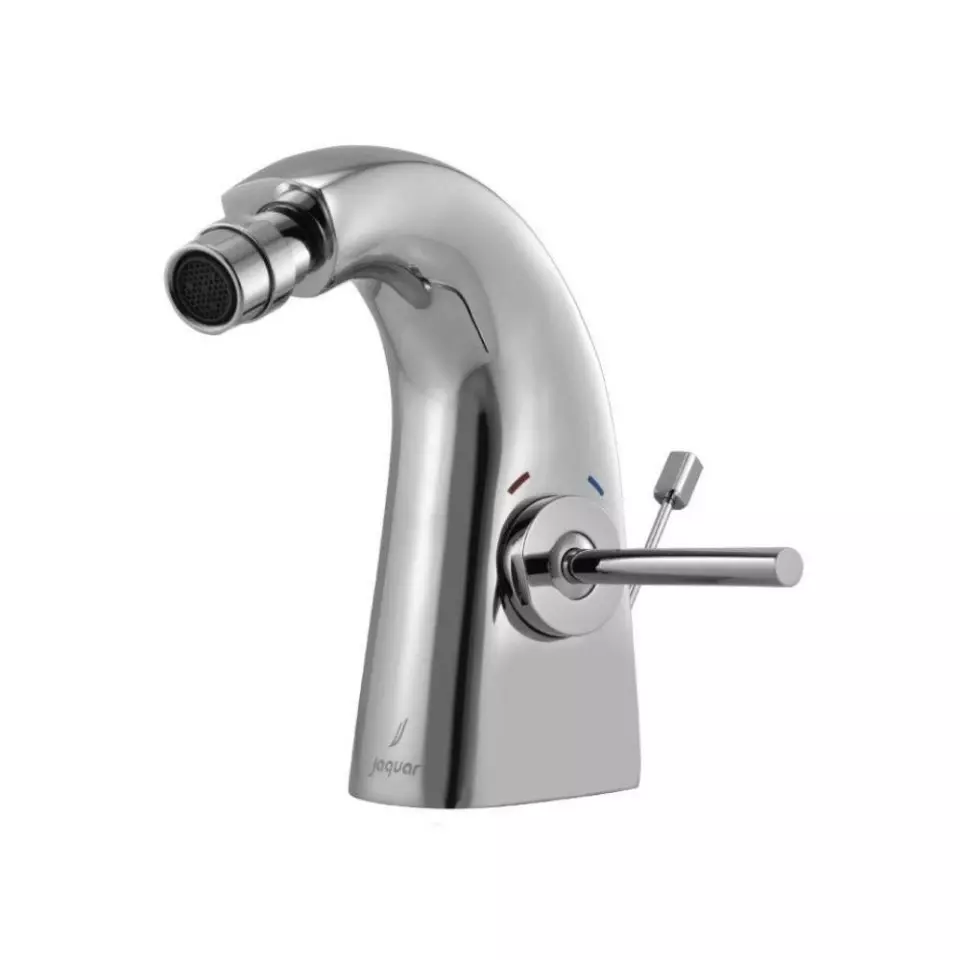 Jaquar Hole Bidet Mixer with Popup Waste System Arc Joystick Series Chrome Finish, ARC-87213B