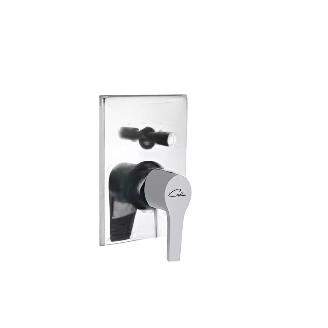 CASLLA Exposed Part Kit for Regular Divertor Cooper Series Brass Chrome Finish Silver, CPR-CHR-822304