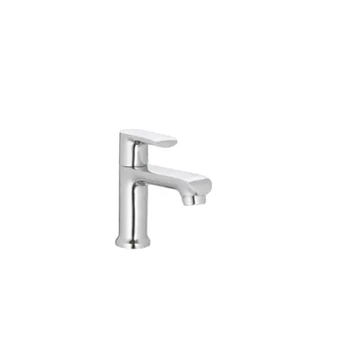 CASLLA Single Lever Basin Mixer Curl Series Brass Chrome Finish Silver, CRL-CHR-832301