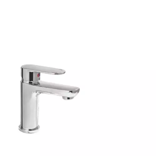 CASLLA Single Lever Basin Mixer Candy Series Brass Chrome Finish Silver, CNY-CHR-712301